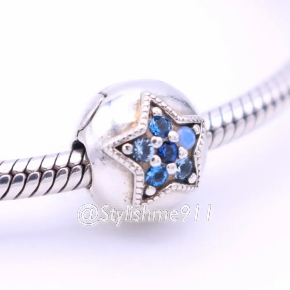 Authentic PANDORA Retired Bright Star Clip - 796380NSBMX
